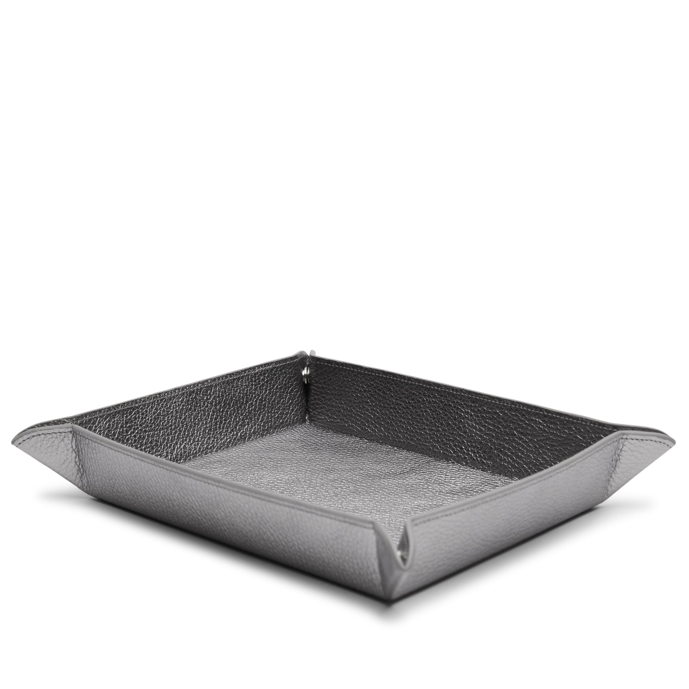 Premium Rectangle Valet Tray with Frosted Finish - Stylish Organizer for Keys, Wallets & Jewelry | Perfect for Entryway, Bedroom or Office Décor