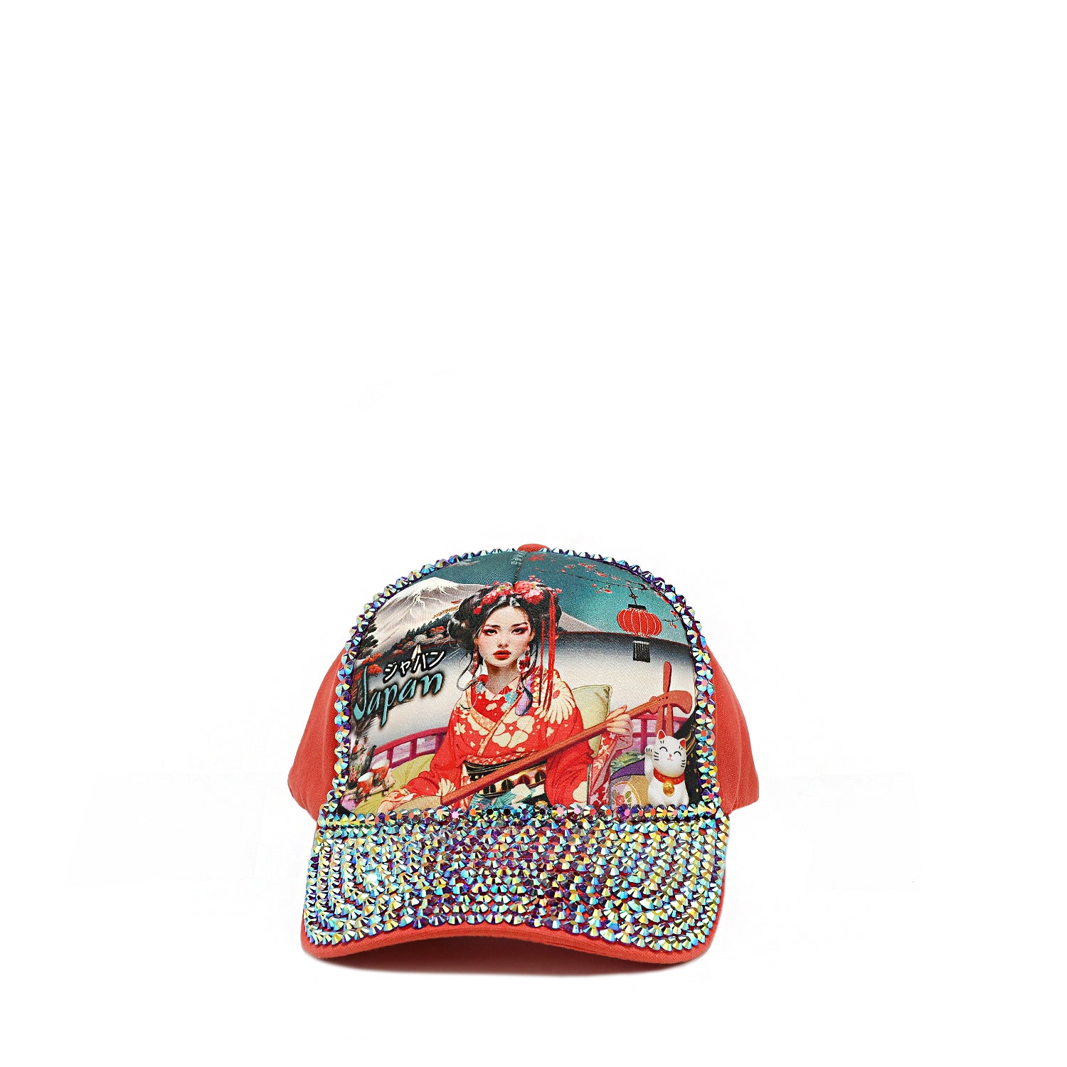 Sparkling Rhinestone Embroidered Baseball Cap for Women - Stylish Fashion Accessory for Parties, Weddings & Outdoor Events