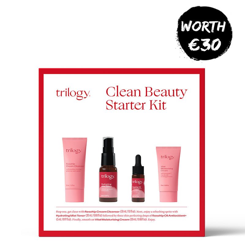 Free Trilogy Clean Beauty Starter Kit with Purchase | Vegan & Cruelty-Free Skincare Set | Perfect for Travel & Daily Skincare Routine