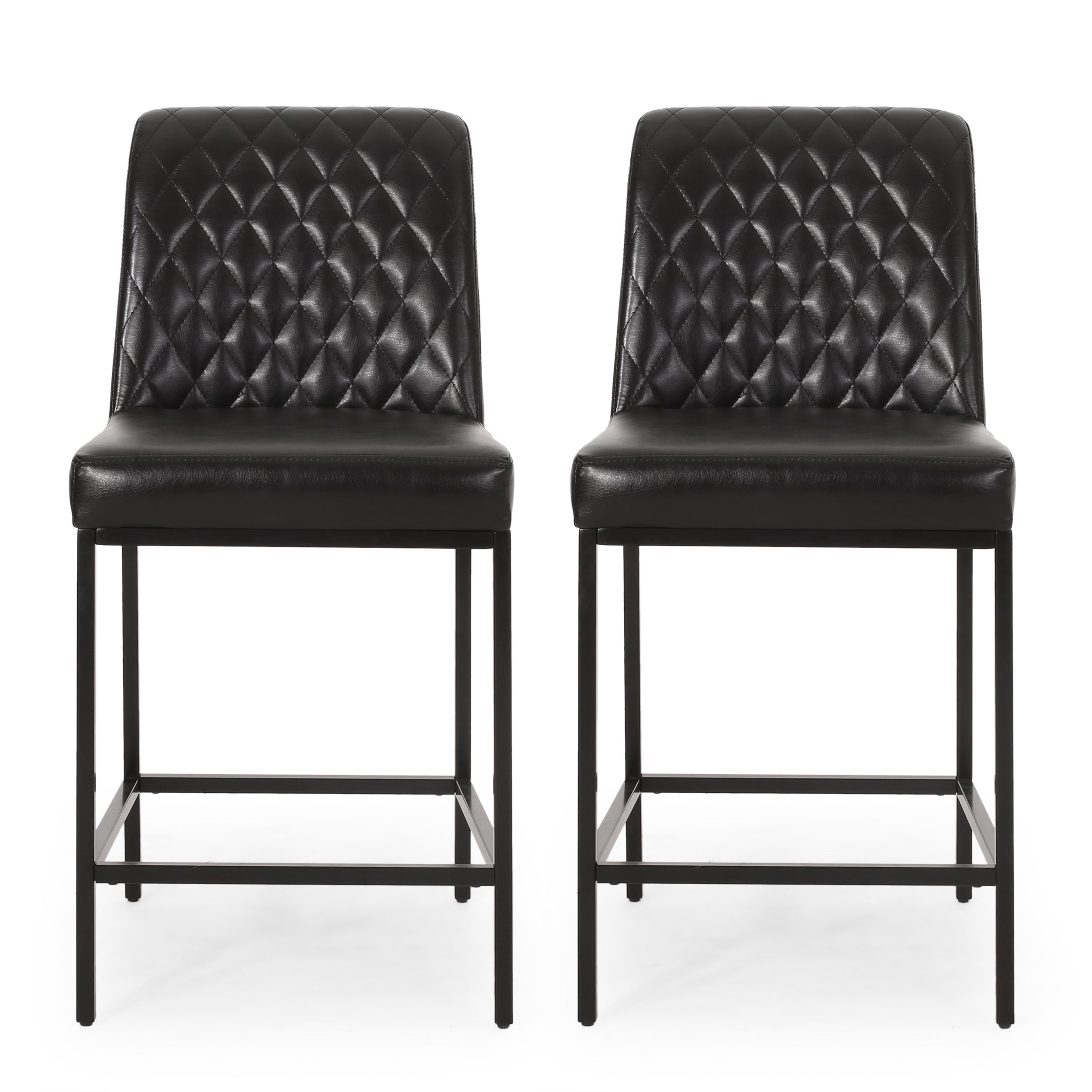 Modern Counter Height Bar Stools Set of 2 - 24