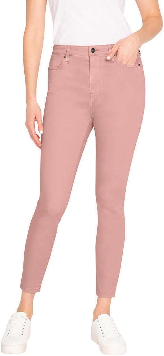 Buffalo David Bitton Women's High Rise Soft Stretch Ankle Skinny Jeans - Comfortable Slim Fit Denim Pants for Casual Wear & Everyday Outfits