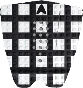 Astrodeck 403 John John Florence Traction Pad - Black/White Surfboard Grip for Enhanced Performance & Control - Perfect for Surfing, Paddleboarding & Water Sports