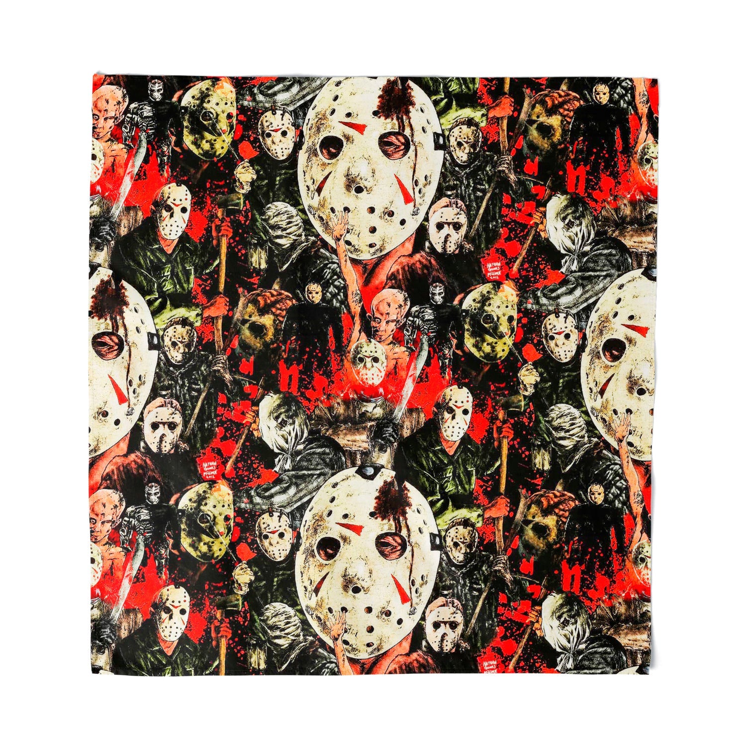 Jason Masks Bandana - Horror Movie Costume Accessory for Halloween, Cosplay & Scary Parties