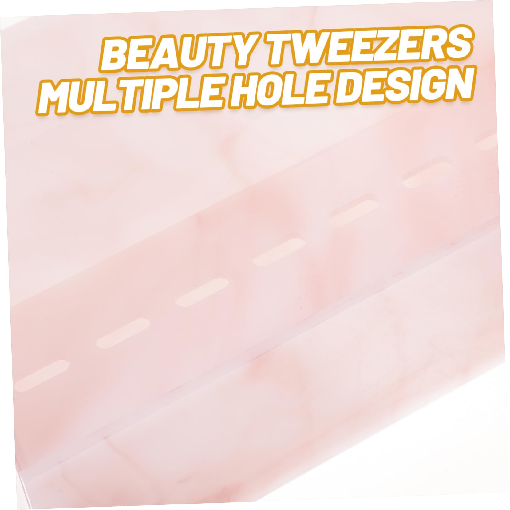 Acrylic Eyelash Tweezers Holder Case - Travel Size Tweezer Stand for Makeup Accessories | Perfect for Salon, Home & Travel Makeup Organization