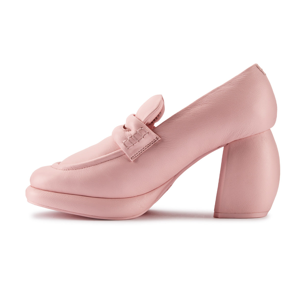 Martine Rose Women's CUR Loafer 1 - Light Pink Leather Slip-On Shoes for Women | Comfortable Casual & Office Wear | Perfect for Work, Dating & Everyday Outfits
