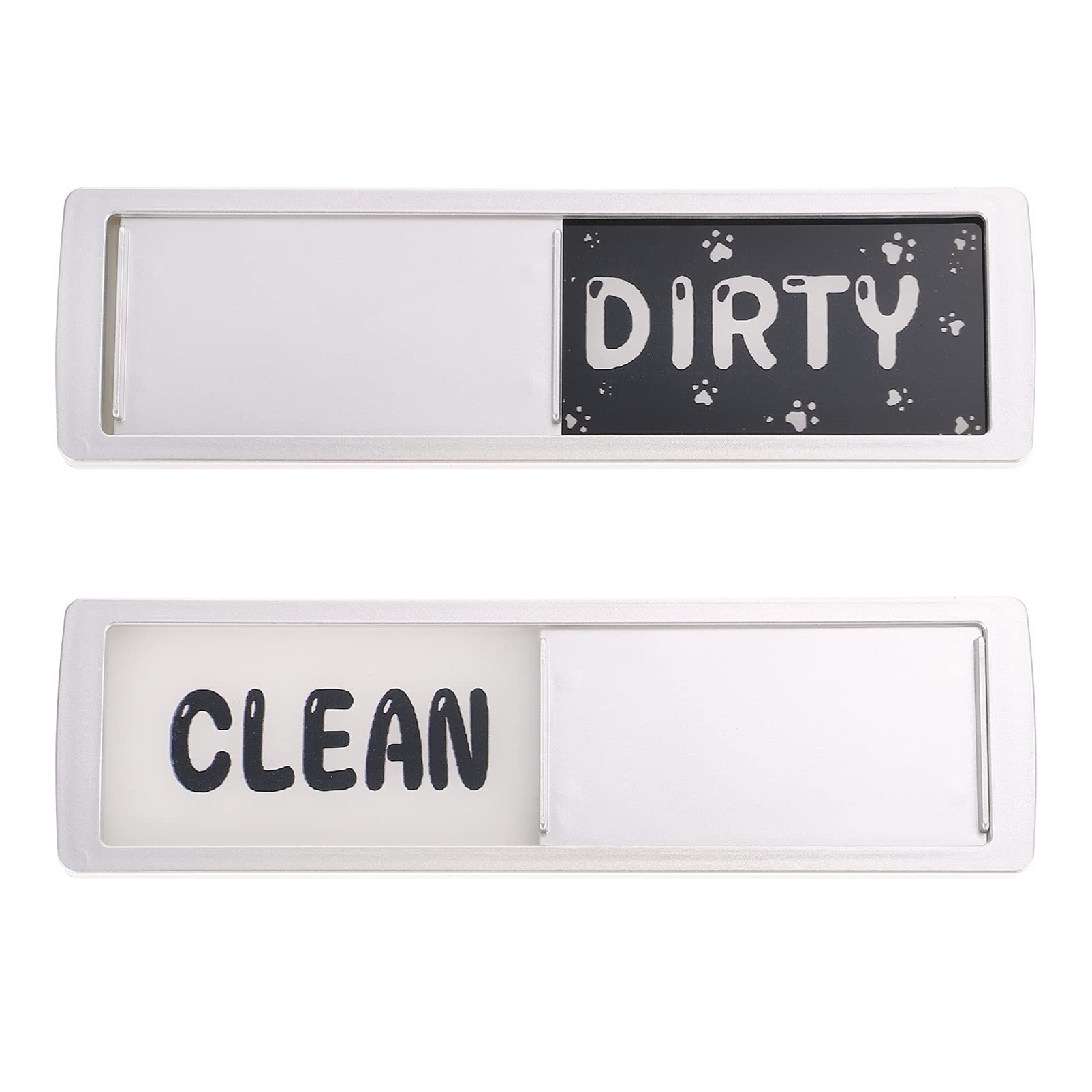 DOITOOL Dual-Sided Dishwasher Magnet Sign - Clean/Dirty Indicator Slide - Non-Scratch Kitchen Accessory for Fridge & Appliances - Perfect for Home, Office, and Restaurant Use