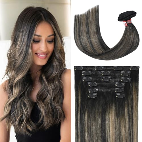 #1B/6/1B Ombre Black Mixed Brown
