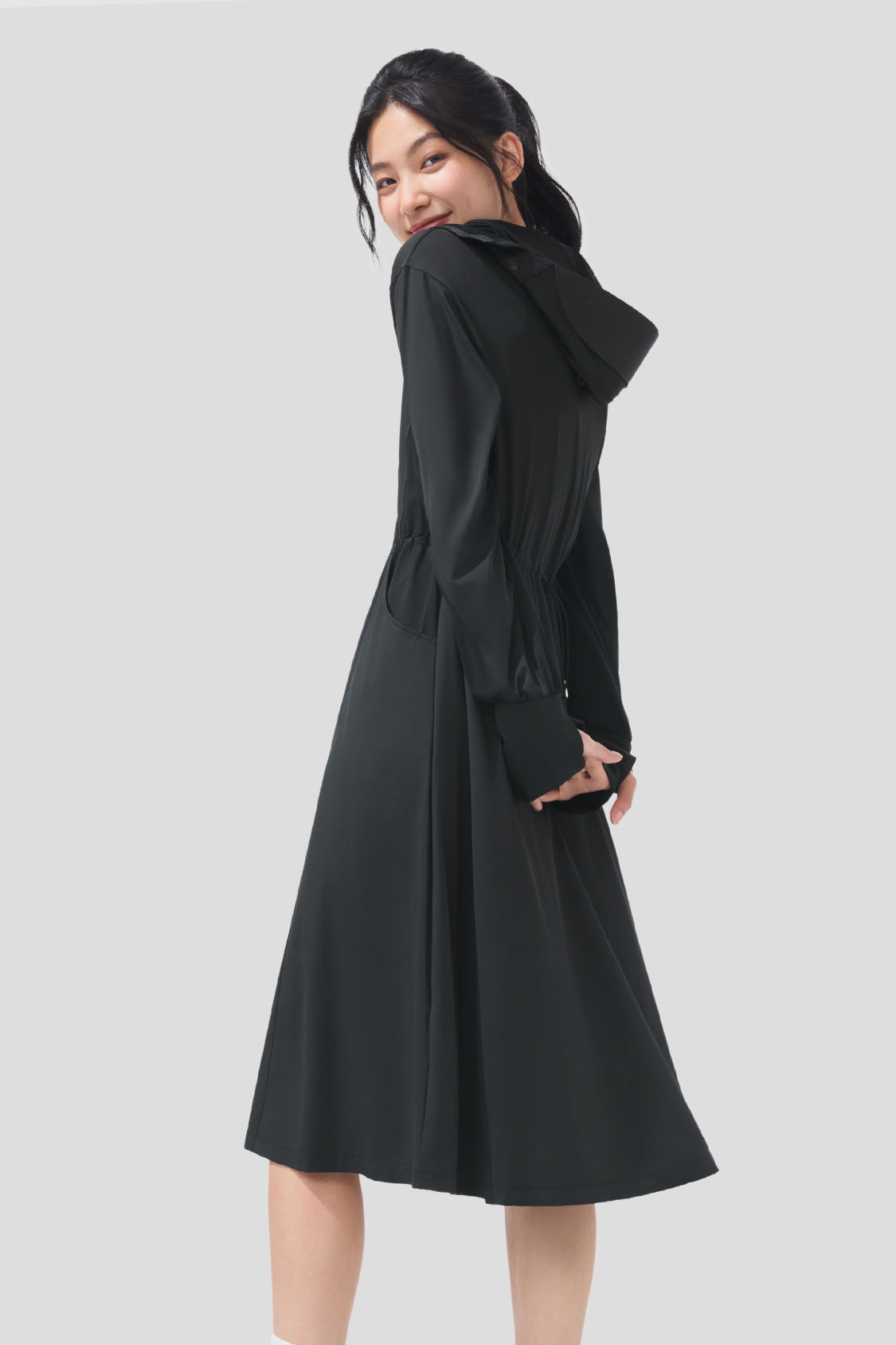 Ease Women's Full Protection Loose Long Sun Jacket UPF 50+ UV Protective Cover-Up for Beach, Pool & Outdoor Activities - AL824
