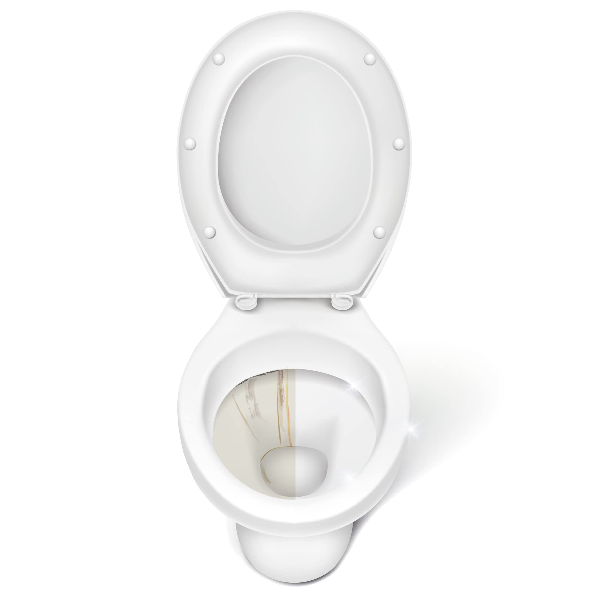 WC 10008Ei Cleaning Blocks (4-Pack) - Remove Limescale & Stains for Toilets & Sinks