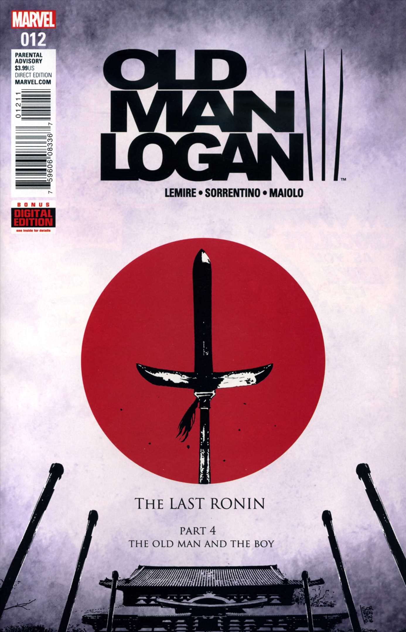 Old Man Logan (2nd Series) #12 VG - Marvel Comic Book | Wolverine by Jeff Lemire - Collectible Superhero Graphic Novel for Marvel Fans & Comic Book Enthusiasts