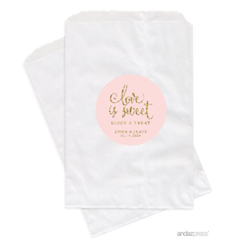 Gold Glitter Blush Pink Custom
