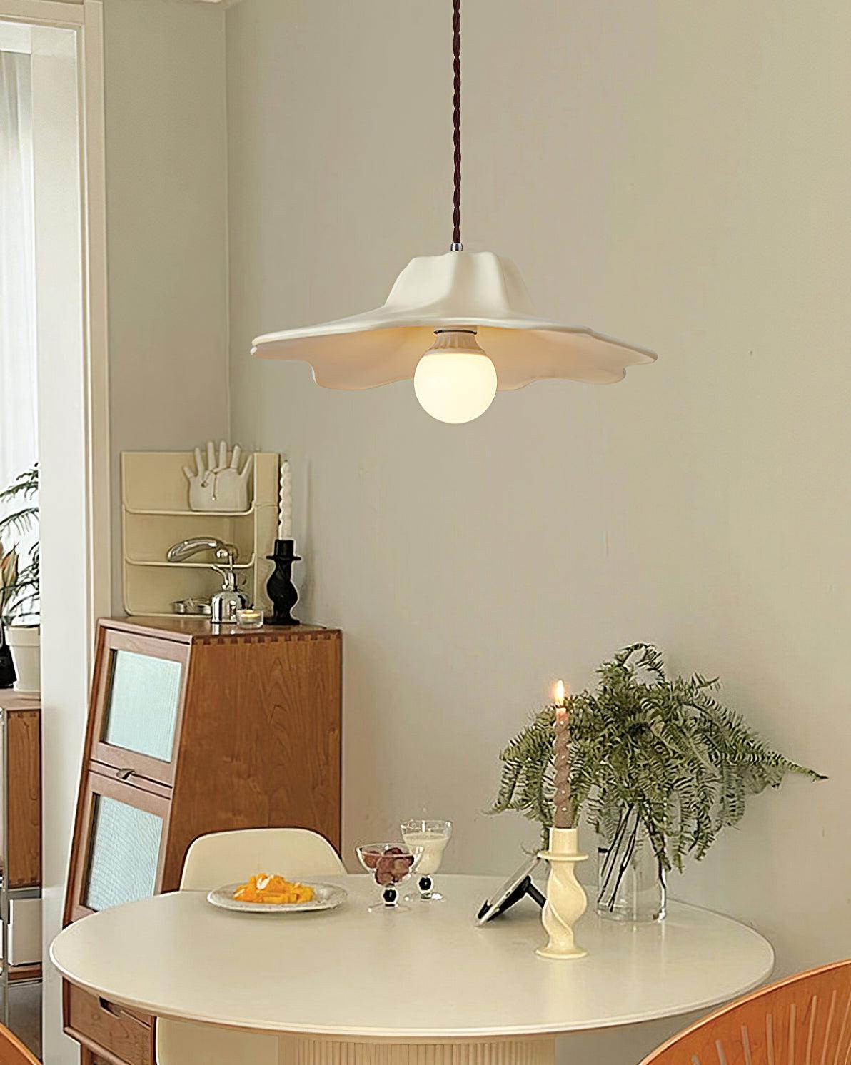 Modern UFO Alien Pendant Light Fixture - Unique Sci-Fi Ceiling Lamp for Living Room, Bedroom, or Dining Room Décor
