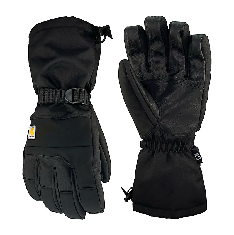 Carhartt Storm Defender Insulated Gauntlet Gloves GL0831M - Waterproof Winter Work Gloves for Men, Cold Weather Protection for Construction, Hunting & Outdoor Activities