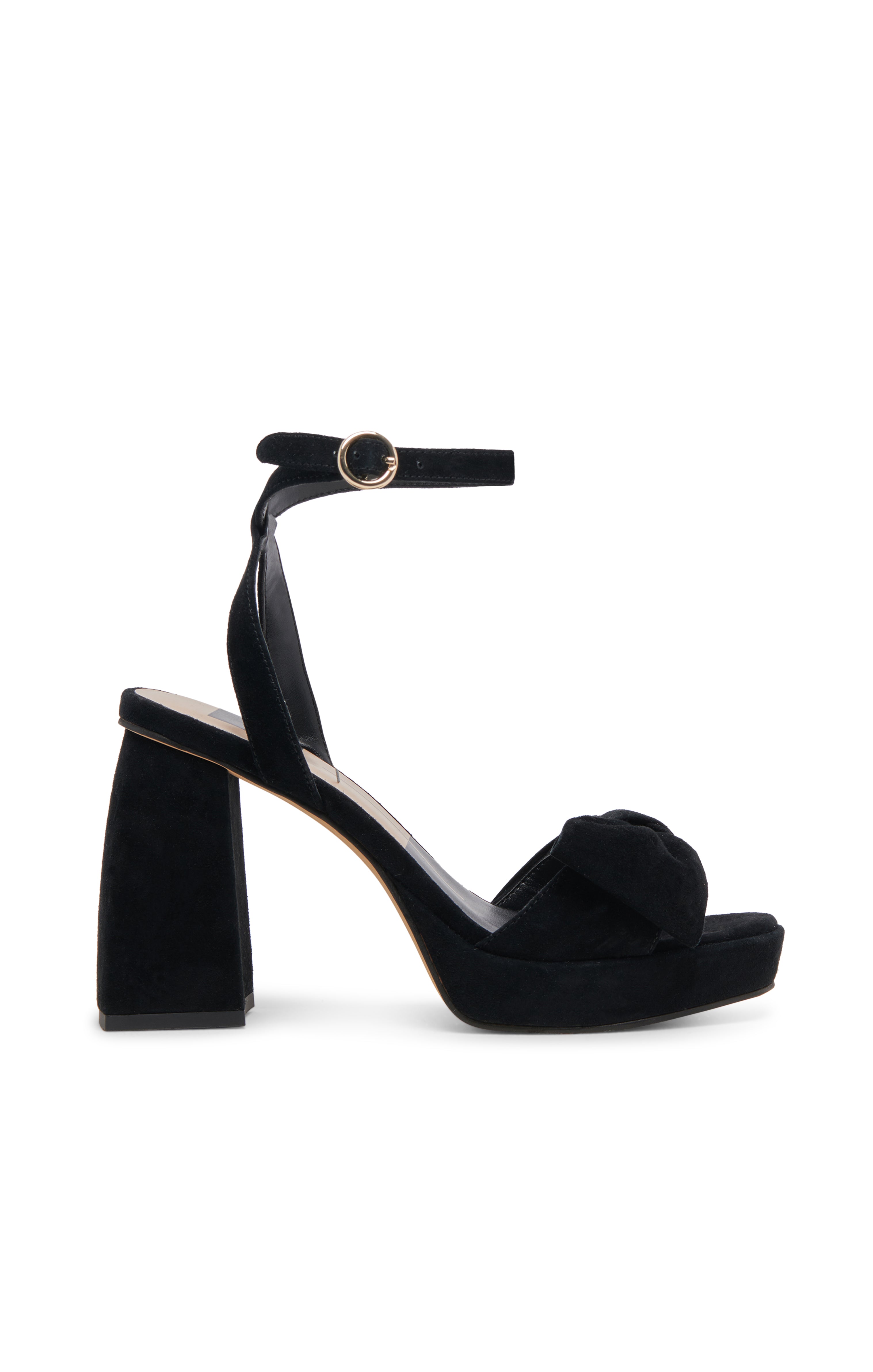 Dolce Vita Pacie Heel Sandals - Onyx Black Women's Dress Shoes for Weddings, Parties & Evening Events
