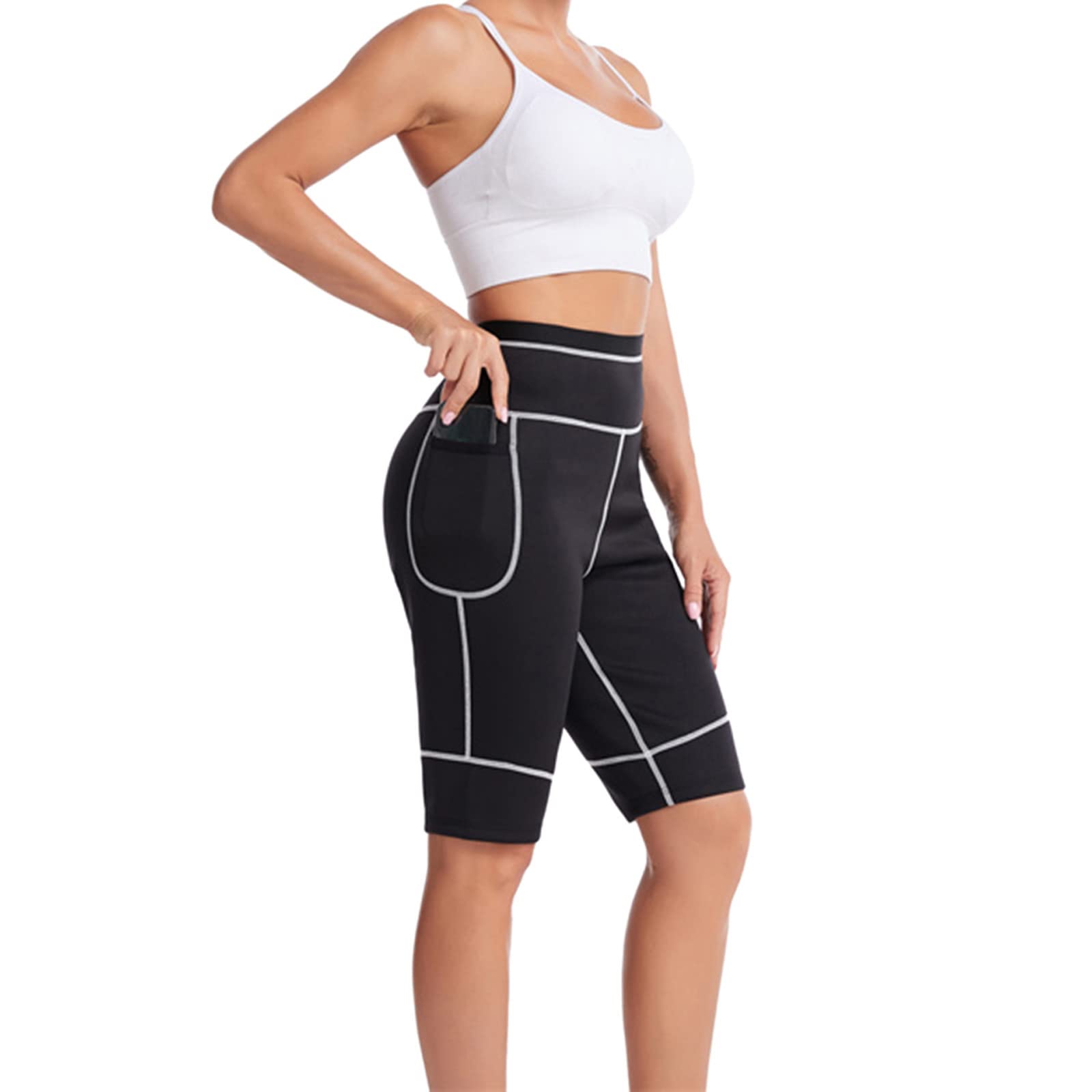 Women's High Waisted Yoga Pants for Workout - Tummy Control Sculpting Leggings with Butt Lift for Running, Gym & Fitness - Plus Size Shapewear Activewear