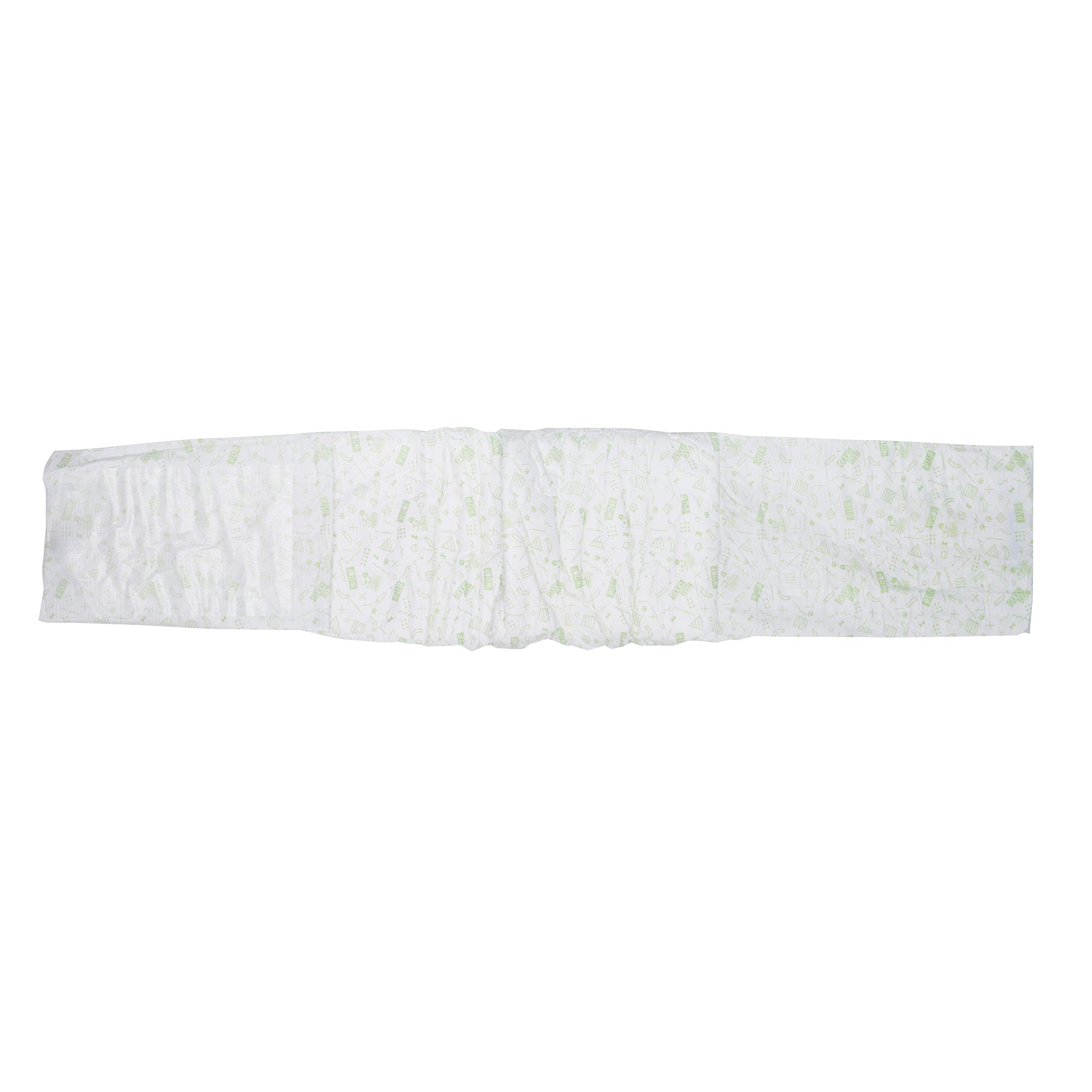 Wags & Wiggles Male Wraps - Disposable Dog Diapers for Male Dogs | 144 Count Pack | Fits Waist Size 18-27 Inches | Perfect for House Training, Travel & Senior Dogs