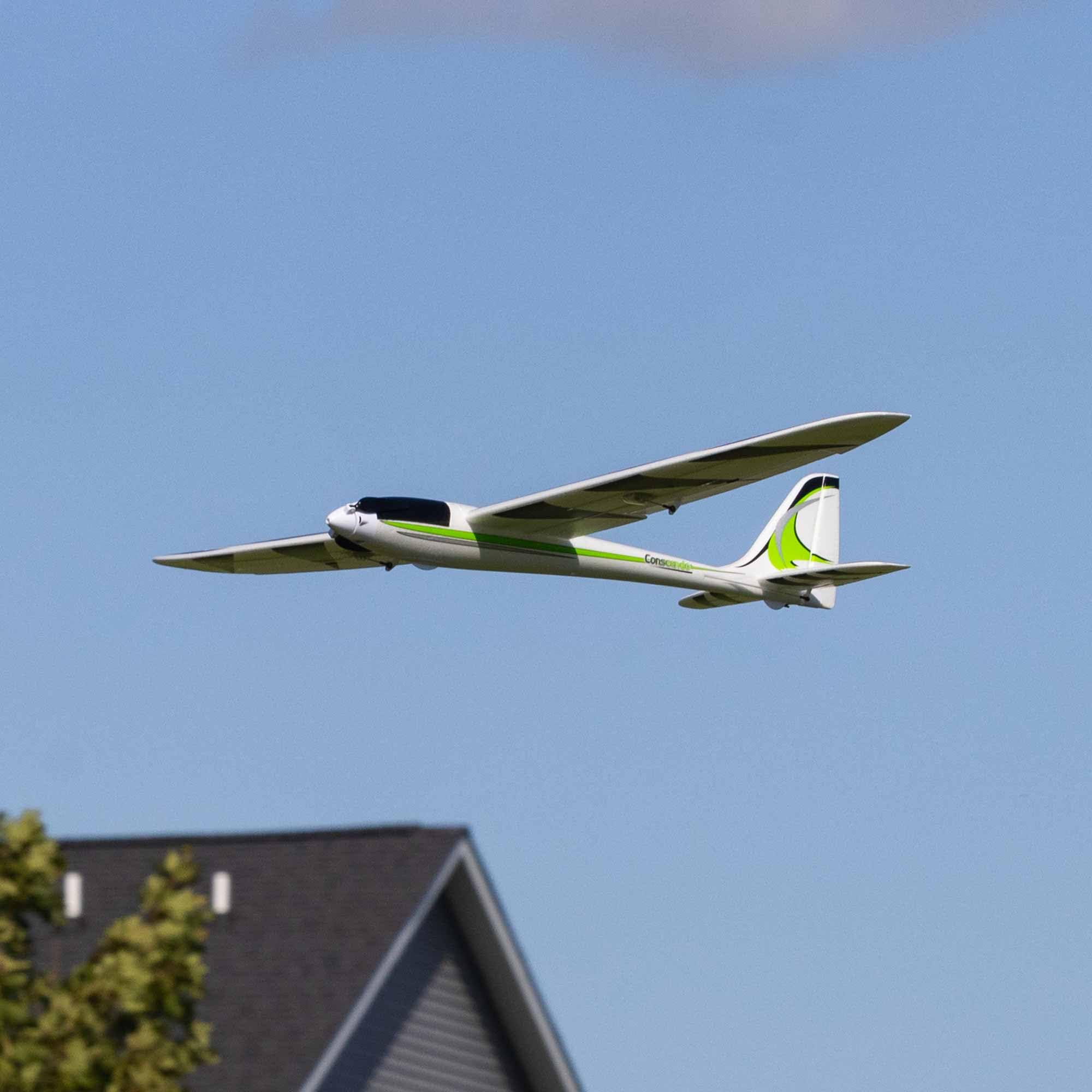 E-flite UMX Conscendo BNF Basic RC Airplane - No Transmitter, Battery, or Charger (EFLU32050) | Ready-to-Fly Model for Beginners, Backyard Flying & Indoor/Outdoor RC Aviation