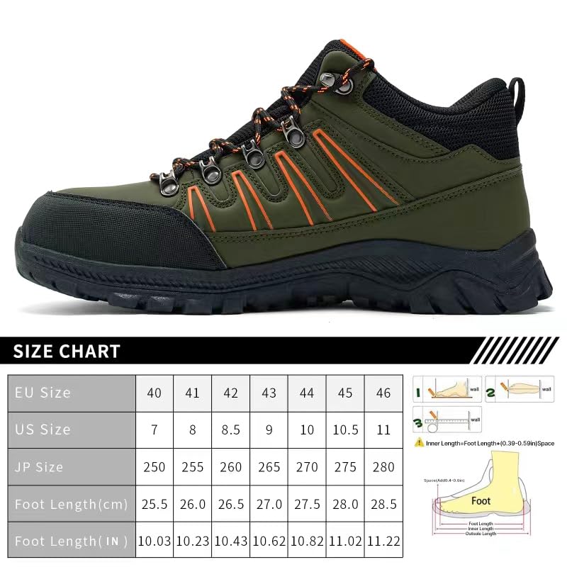 **DXINZHI Men's Steel Toe Work Shoes - Indestructible, Waterproof & Non-Slip Safety Boots with Composite Toe for Outdoor & Industrial Use**    **Usage Scenarios:** Perfect for construction, warehouse work, hiking, and heavy-duty outdoor activities.