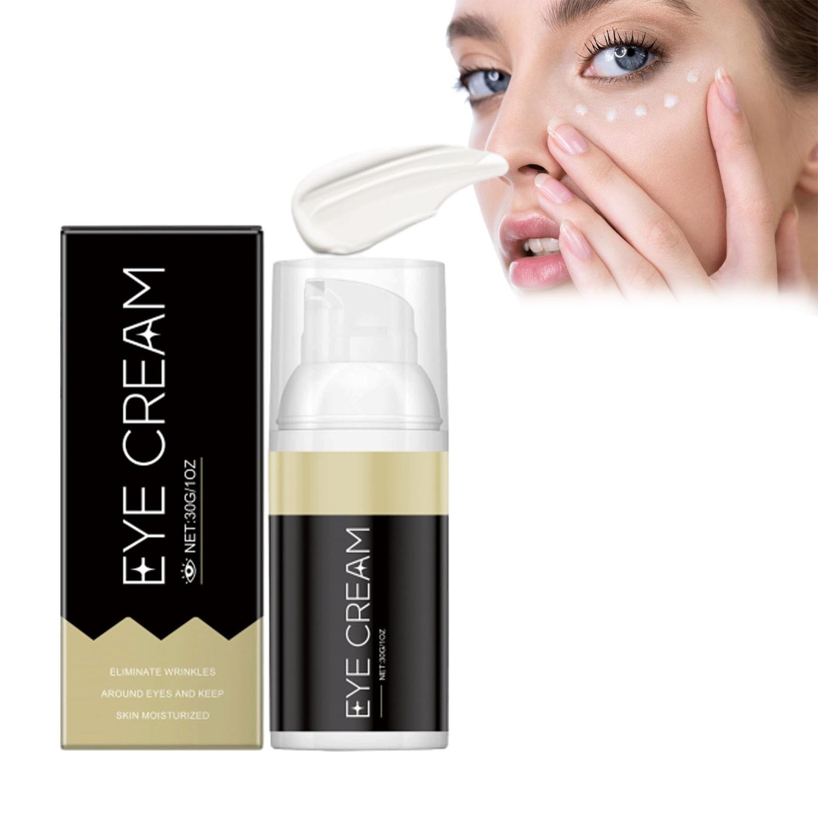 Lumibalm Under Eye Cream Stick - Dark Circle & Puffiness Treatment - Hydrating Eye Balm for Wrinkles & Bags - Portable Travel-Friendly Skincare for Day & Night Use