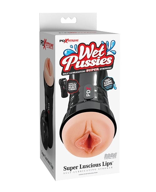 PDX Extreme Wet Pussies Super Luscious Lips Stroker - Realistic Male Masturbator for Enhanced Pleasure | Waterproof & Easy to Clean | Perfect for Solo Play & Couples Fun