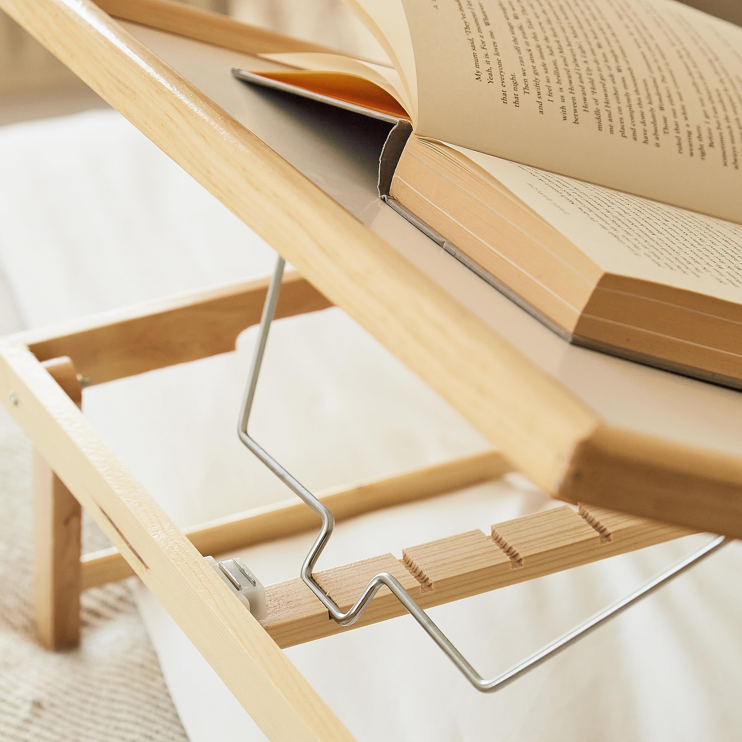 NRS Adjustable Tray - Bed Table for Eating & Reading