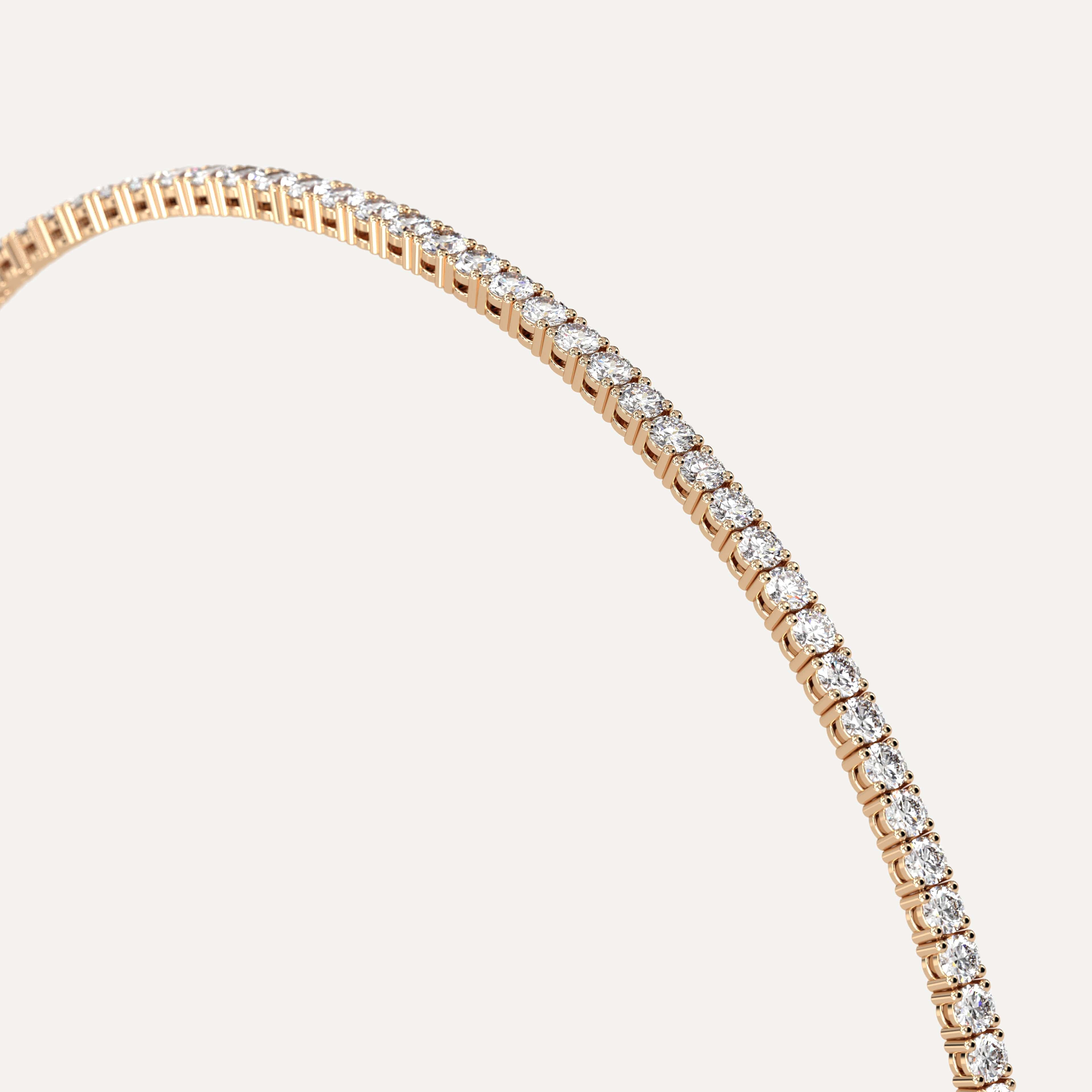 2 Carat Diamond Tennis Bracelet for Women - 14K White Gold Dainty Chain Bracelet - Elegant Jewelry Gift for Anniversary, Wedding & Special Occasions
