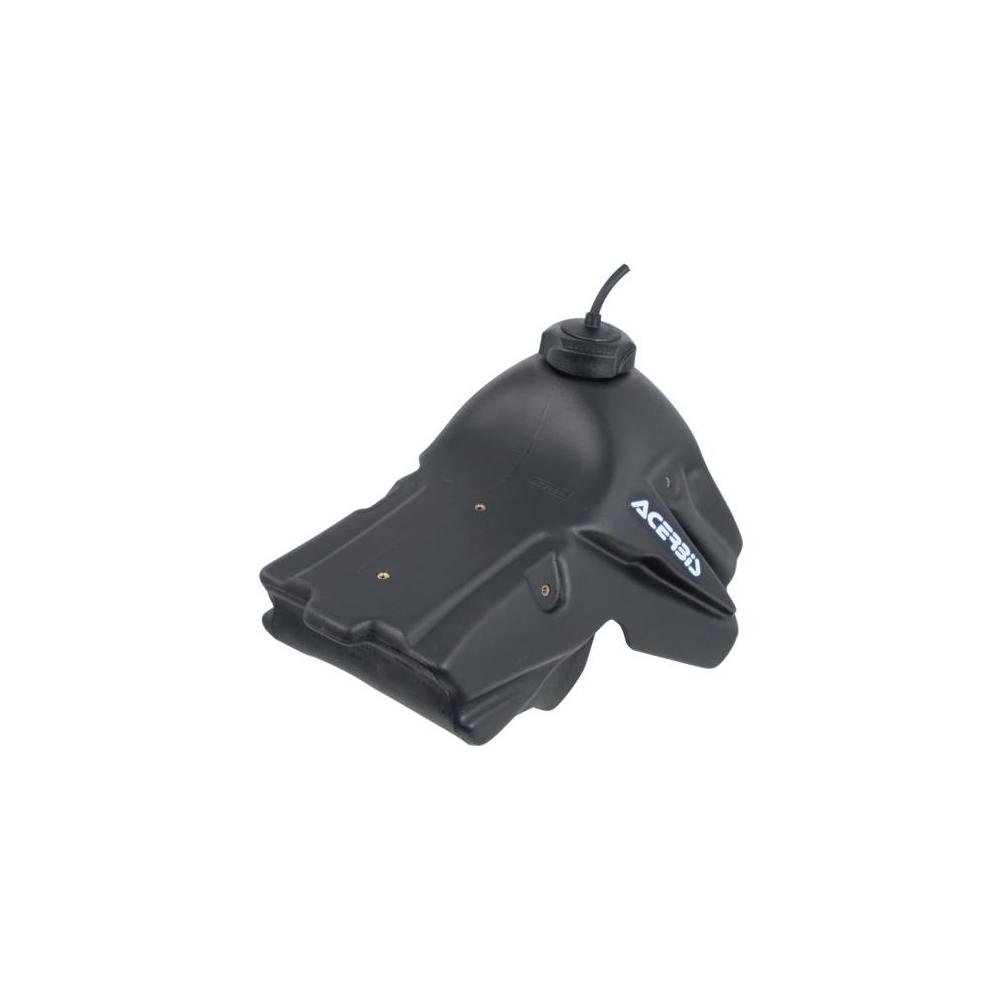 Acerbis 2.3 Gallon Black Fuel Tank 22054-00001 - Dirt Bike & ATV Replacement Gas Tank for Off-Road Adventures