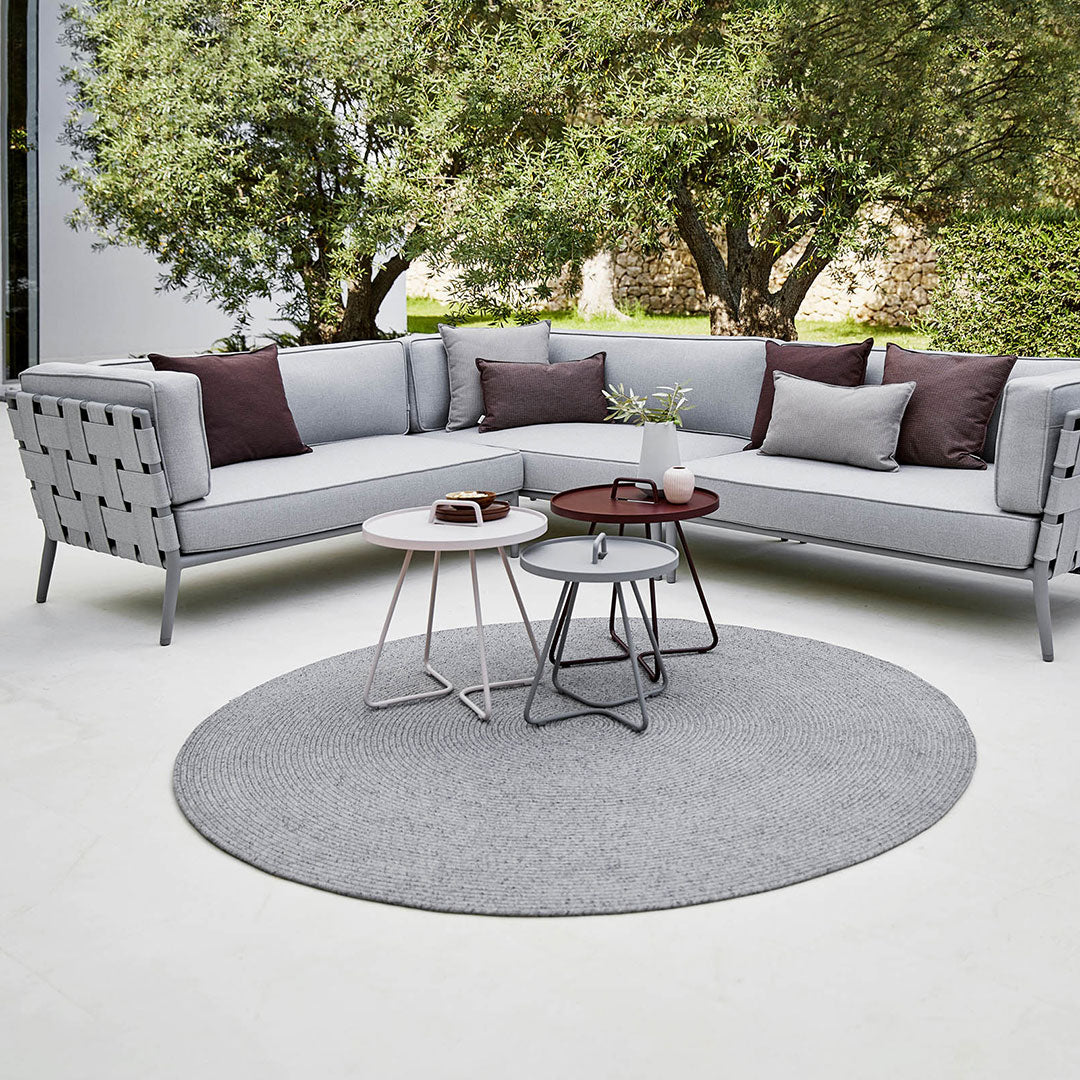 Premium Conic Pre-Configured Sofa Set - Modern Living Room Furniture for Home & Office (3-Piece Sectional with Ottoman) - Perfect for Small Spaces, Apartments and Cozy Family Gatherings