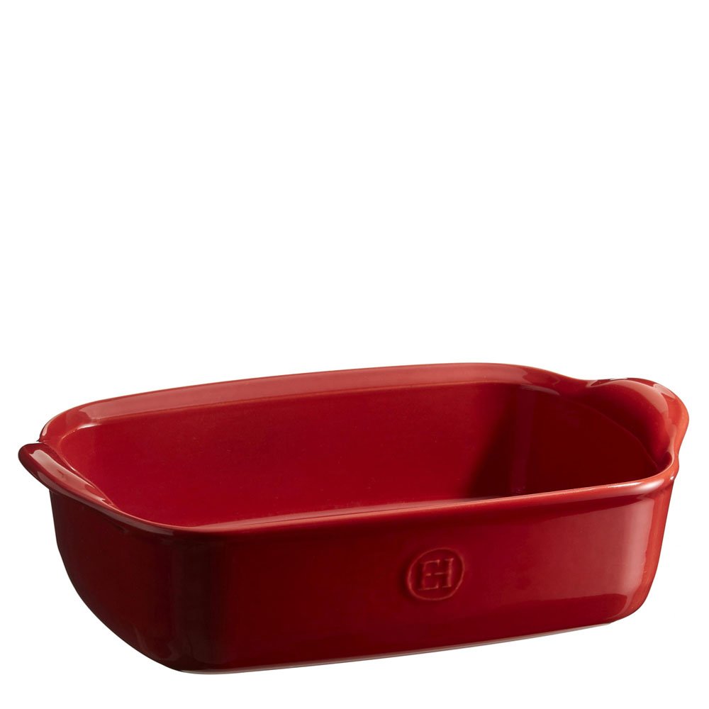 Emile Henry 16.5 x 10.6 Inch Large Rectangular Ceramic Baking Dish - Ultime Collection in Burgundy | Oven Safe, Perfect for Casseroles, Lasagna & Roasting