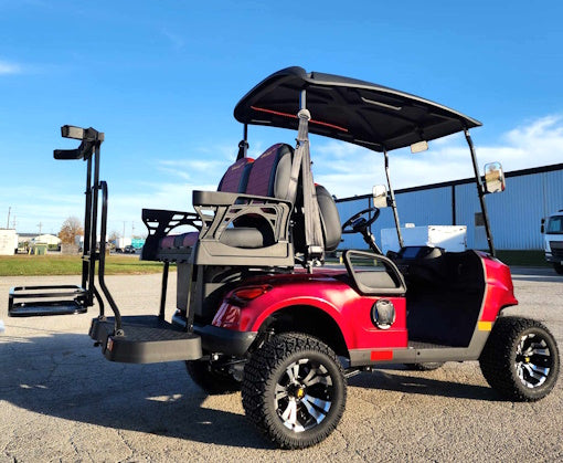 48V Electric Golf Cart 4 Seater - Renegade Light Edition Utility UTV in Silver | Perfect for Golf Courses, Campuses & Resort Transportation