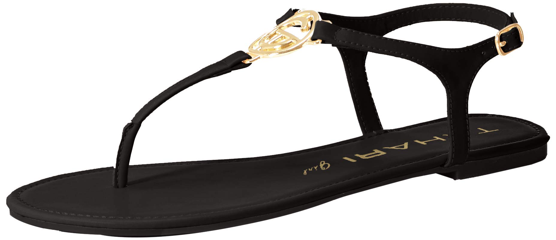 Rock & Candy Women's Tawnie Flat Sandal - Comfortable Casual Sandals for Women, Breathable Summer Shoes for Beach, Walking, and Outdoor Activities