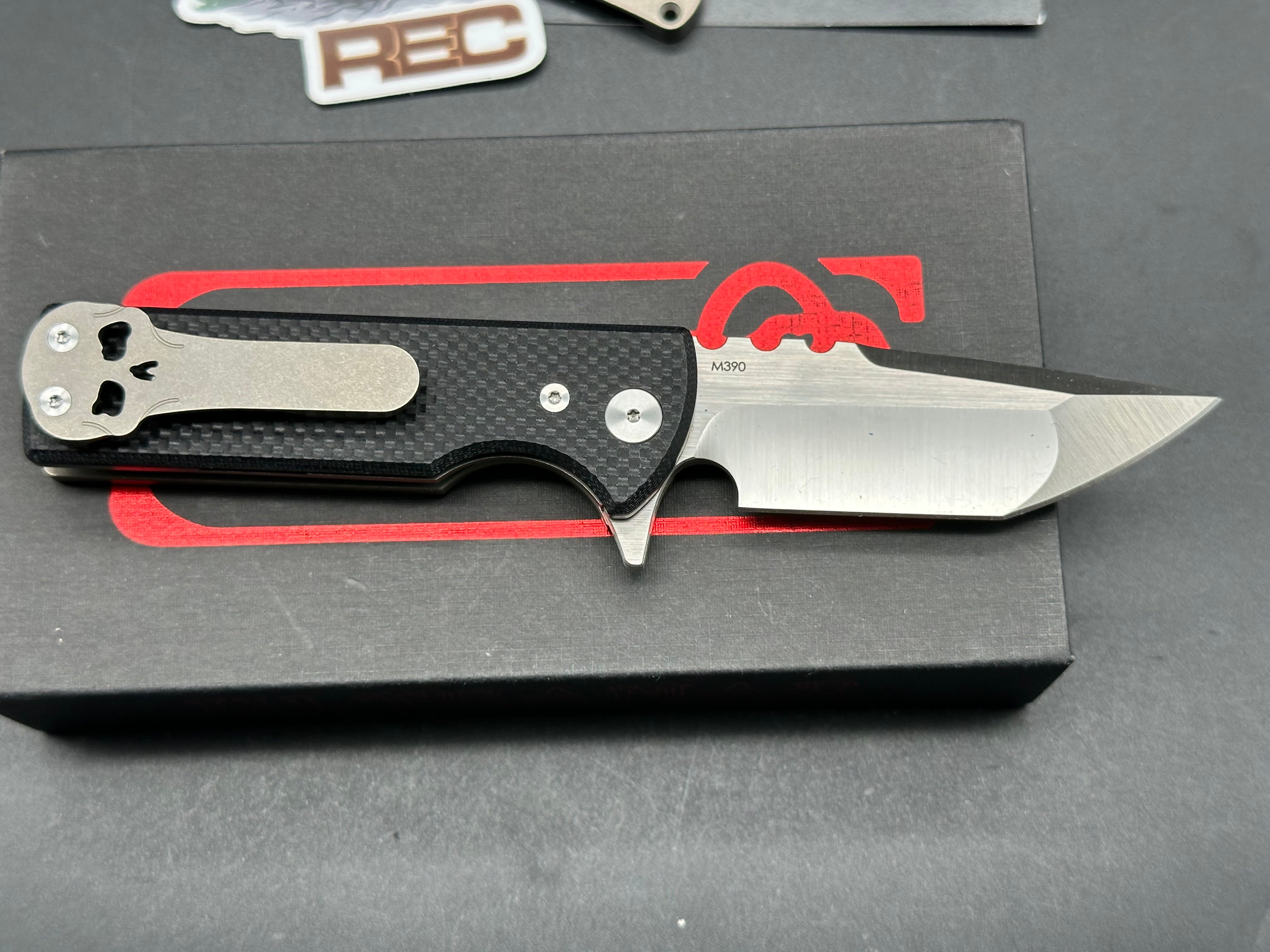 Chaves T.A.K. Liner Lock Folding Knife - Black G10 Handle, 2.75