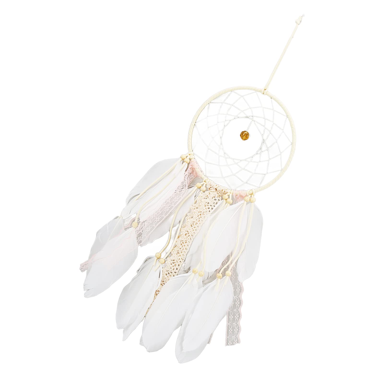 Shanrya Eco-Friendly Dreamcatcher Pendant - Handmade Boho Home Decor for Bedroom, Nursery & Gifts | Wall Hanging Spiritual Decor for Meditation & Positive Energy