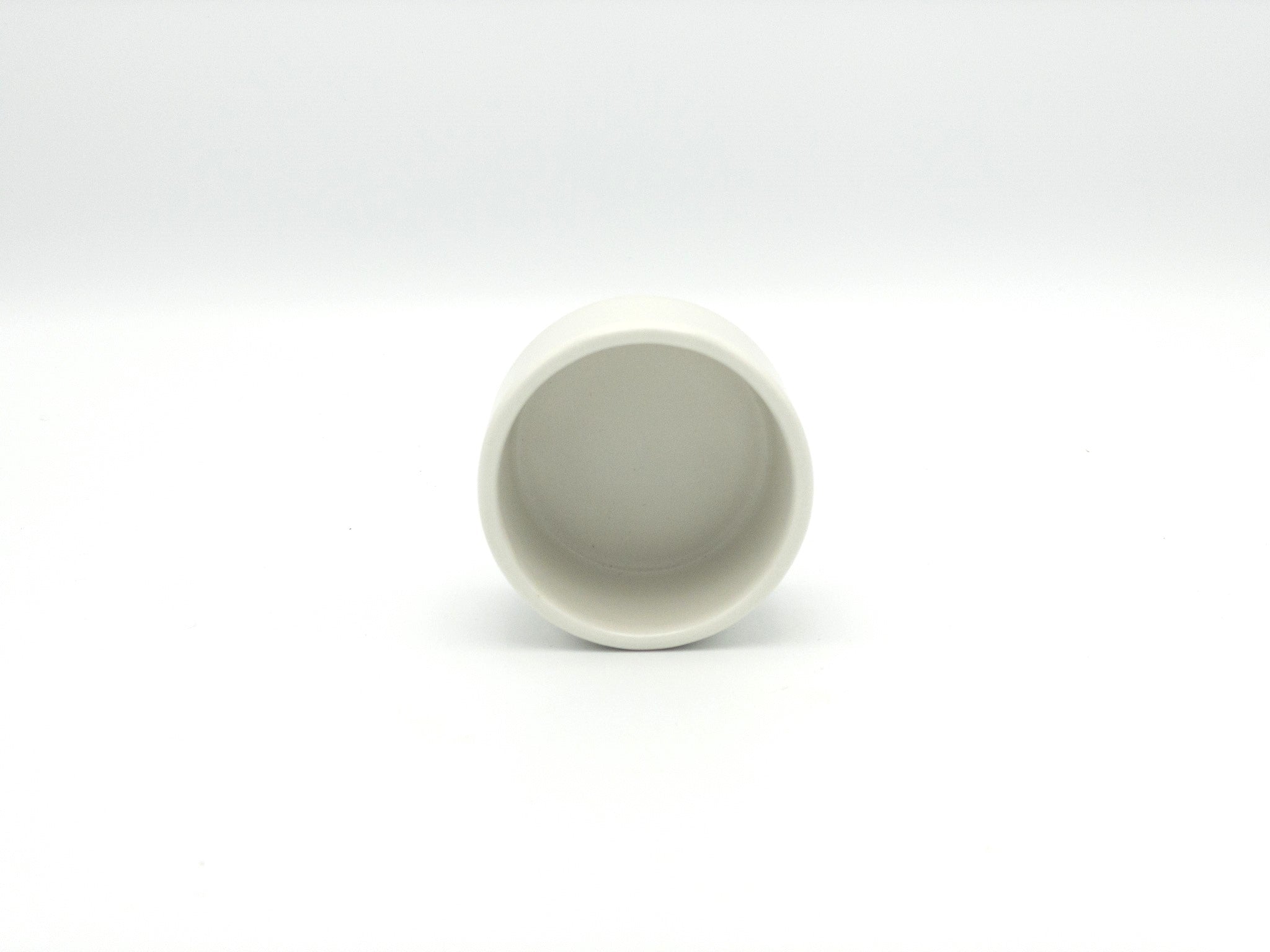 Premium Matte White Espresso Cups Set of 4 - Durable Ceramic Coffee Cups for Americano, Cappuccino & Latte - Perfect for Home, Office & Cafe Use