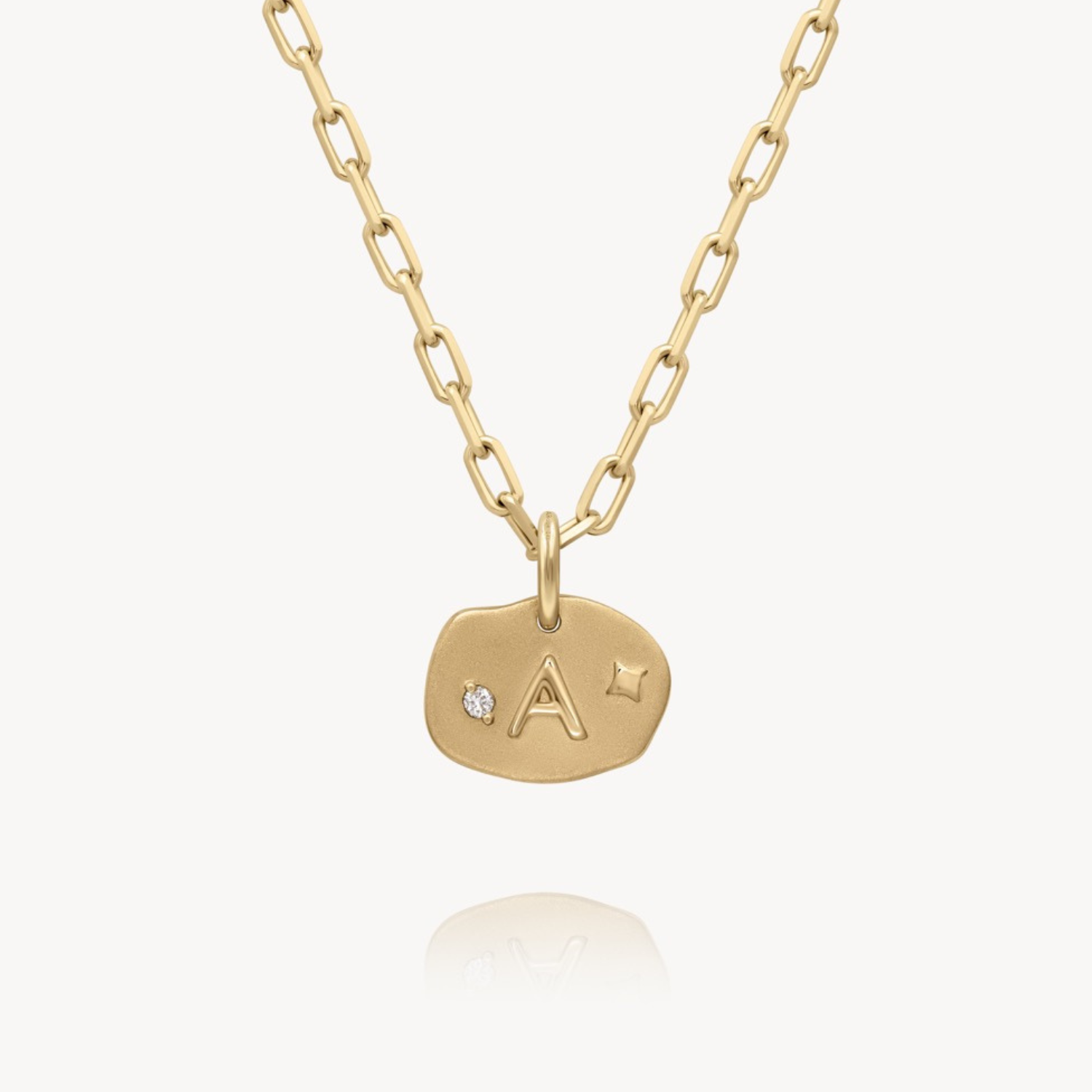 Athena Initial Pendant Necklace - Personalized Silver Letter Charm Jewelry for Women - Perfect Gift for Birthday, Anniversary & Valentine's Day