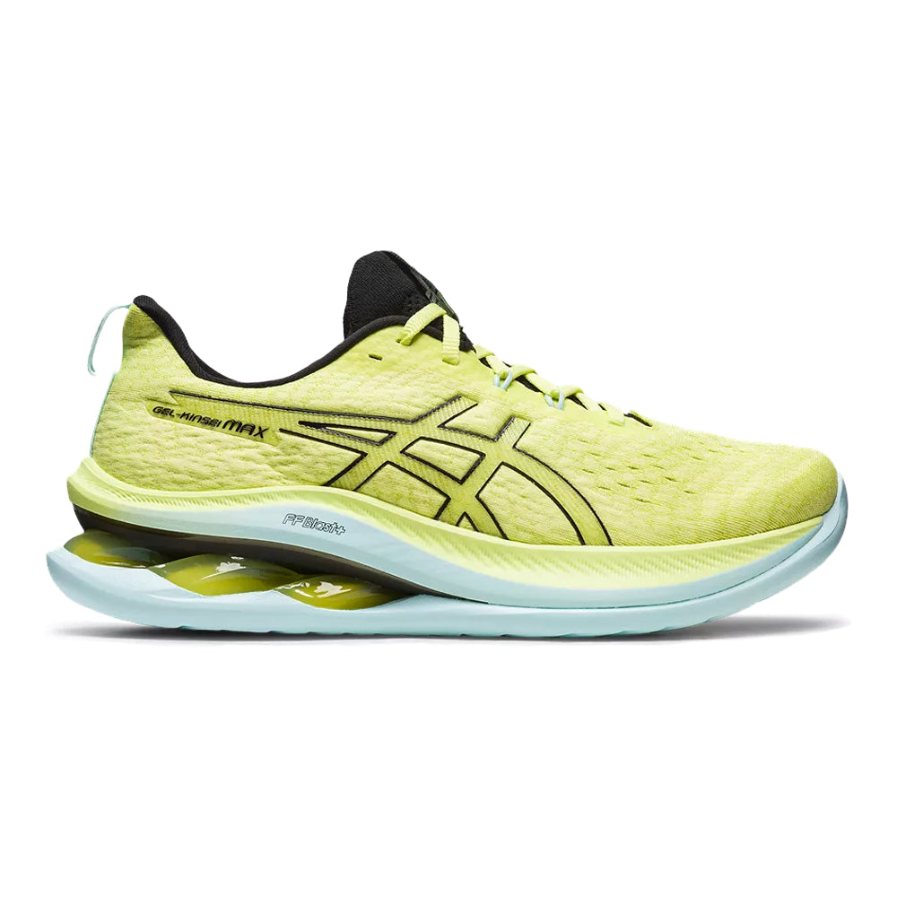 ASICS Gel Kinsei Max Running Shoes for Men - Glow Yellow/Black - Size 7 D Medium - Lightweight Cushioned Sneakers for Jogging, Gym Workouts & Daily Wear