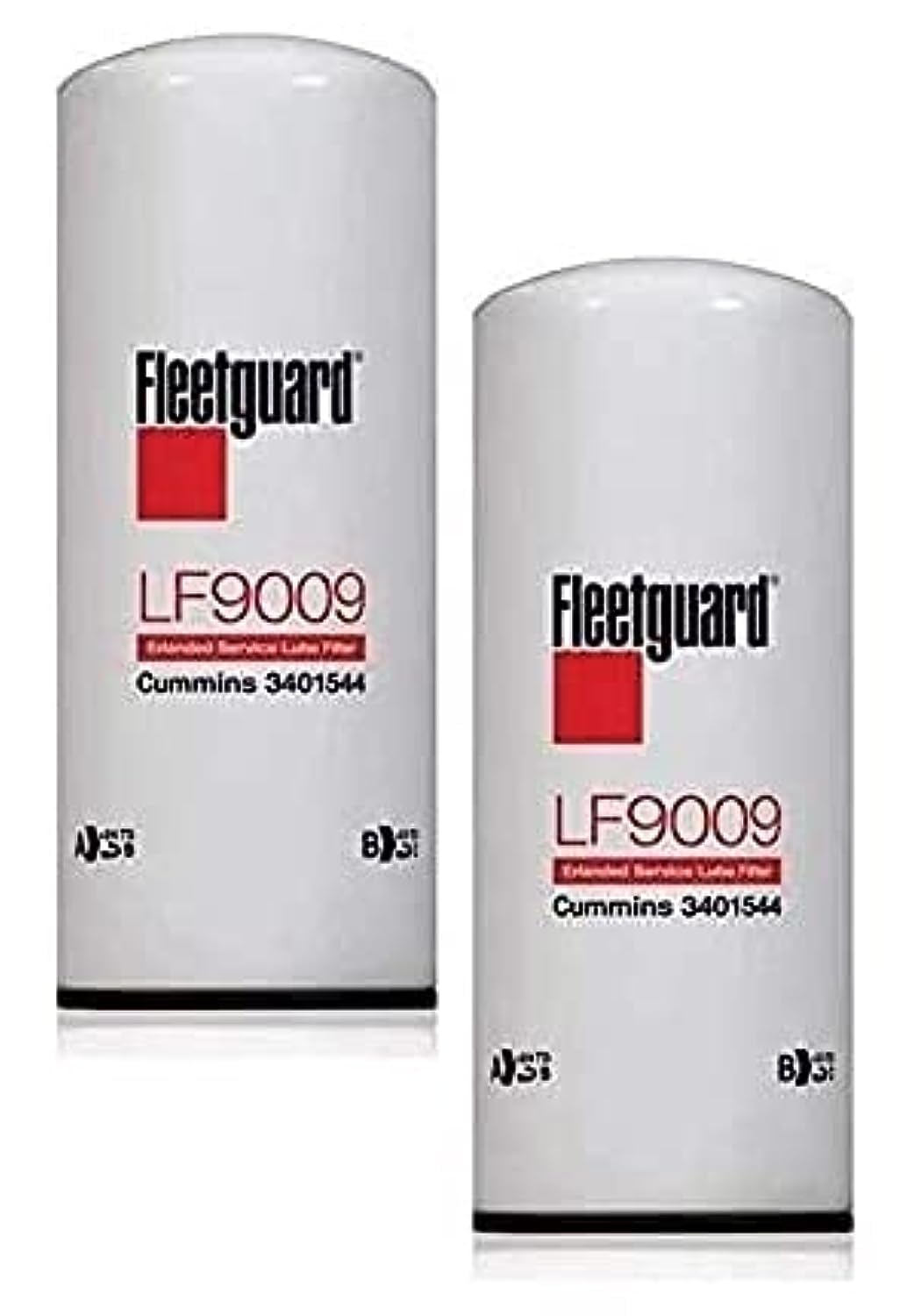 LF9009 Fleetguard Lube Filter - Spin-On Oil Filter Replacement (2-Pack) | Compatible with Heavy-Duty Trucks & Industrial Equipment | Perfect for Engine Maintenance & Fleet Servicing
