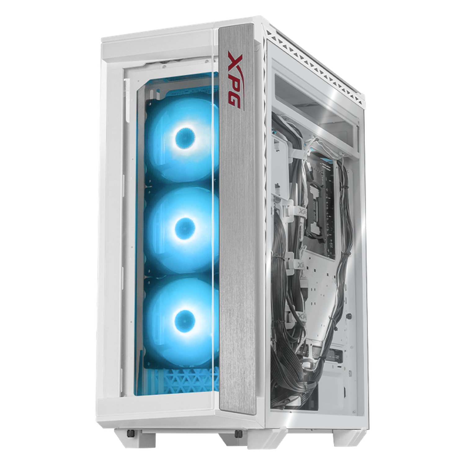 Xtreme PC Gaming XPG GeForce RTX 4090 Intel Core i9-14900KF 32GB DDR5 2TB SSD Liquid Cooled WiFi Battlecruiser II White Gaming Desktop - Ultimate 4K Gaming & VR Ready PC for Streaming, Esports & Content Creation