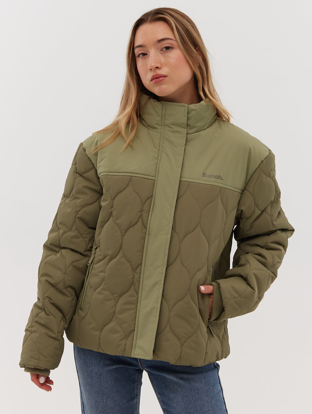 Jorgia Quilted Jacket for Women - Lightweight Puffer Coat with Stand Collar | Perfect for Fall, Winter & Outdoor Activities