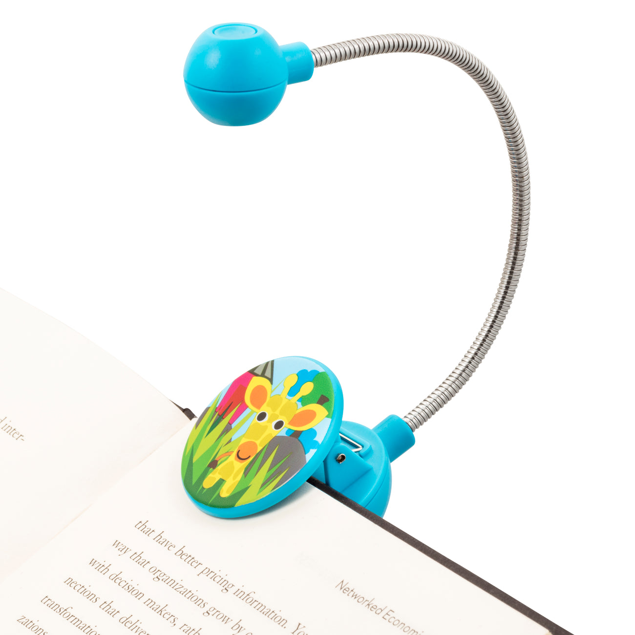 French Bull LED Disc Book Light - Adjustable Clip-On Reading Light for Books, Kindle, and Nightstand - Perfect for Bedtime Reading, Studying, and Travel