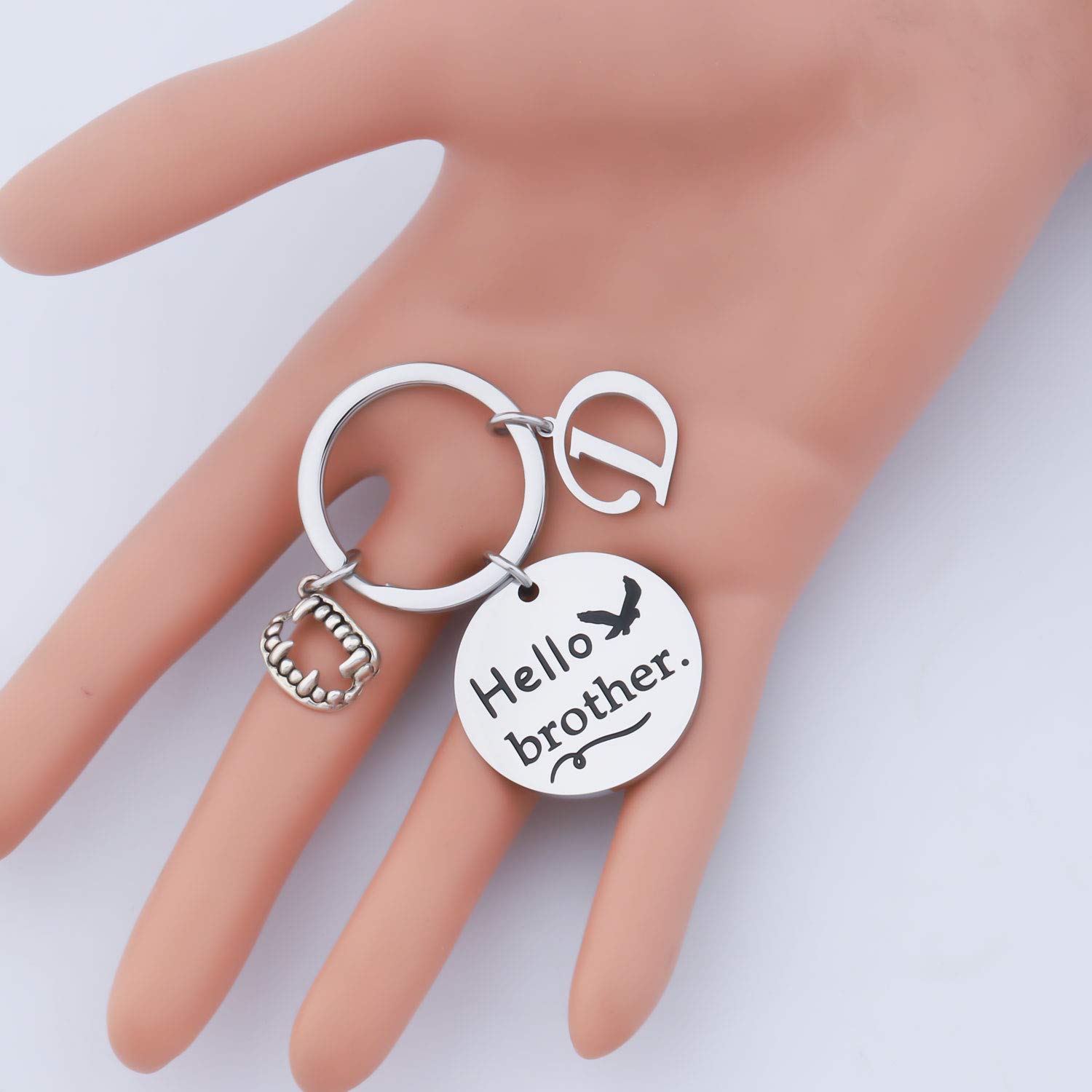 CHOORO Hello Brother Keychain - Unique Vampire Fan Gift for Keyrings, Bags & Cosplay Accessories - Perfect for Anime Lovers & Gothic Fashion