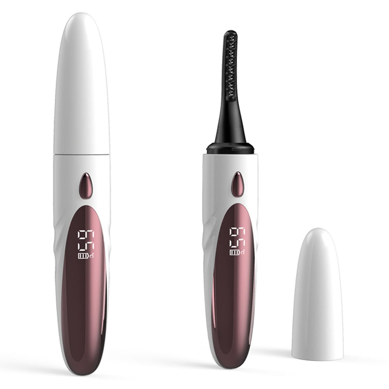 Yolispa Rechargeable Electric Eyelash Curler - Heated Lash Curler with 4 Adjustable Temperature Settings, Portable & USB Charging | Perfect for Home Use, Travel, and Professional Makeup Application