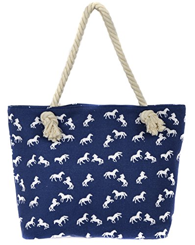 Horse Navy Blue