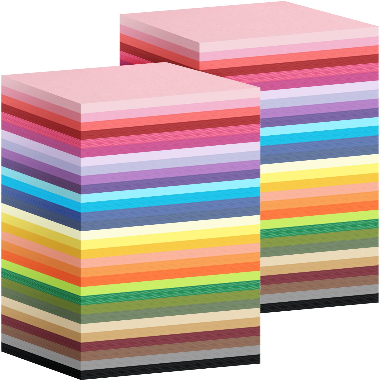 1500 Sheets Multicolor Gift Wrapping Tissue Paper - 12 x 8.4 Inches Bulk Pack for DIY Crafts, Birthday Party Decorations, Flower Arranging & Holiday Gift Wrapping (Assorted Colors) - Perfect for Christmas, Valentine's Day, Baby Showers & Wedding Favors