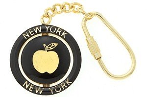 New York Apple Spinner Keychain - Unique Gift House Souvenir for Travel Lovers, Perfect for Backpacks, Luggage Tags & Key Rings (I ❤ NY Gifts)