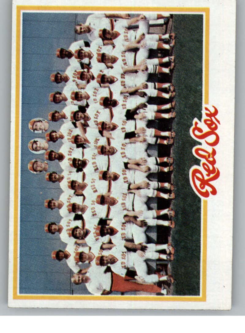 1978 Topps #424 Boston Red Sox MLB Baseball Card - Vintage Collectible Sports Memorabilia for Fans & Collectors - Perfect for Display, Trading, and Nostalgic Gift Giving