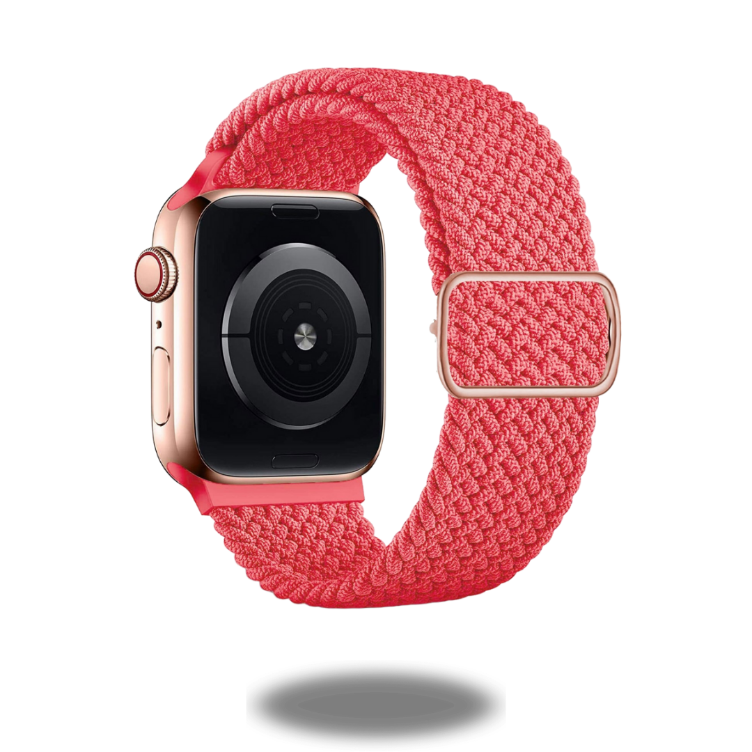 Adjustable Braided Loop Strap for Apple Watch - Soft, Comfortable & Secure Band for Workouts, Running & Everyday Wear