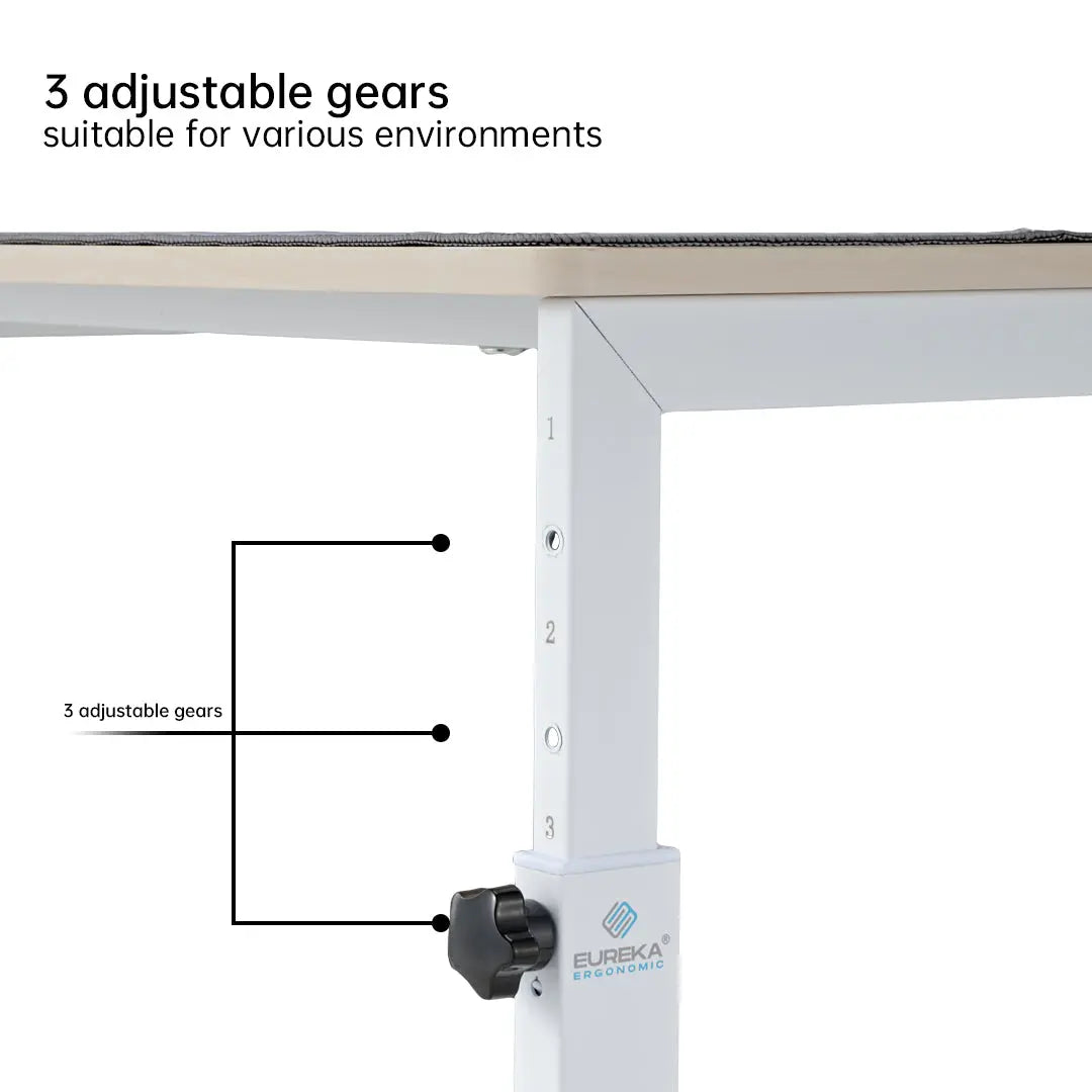 Adjustable Mobile CPU Cart with Wheels - Portable Computer Stand for Office, Home & Gaming Setup - Ergonomic Workspace Solution