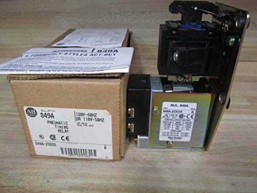 ALLEN BRADLEY 849A-ZOD25 120VAC Coil Pneumatic Timer | 600VAC MAX | Industrial Automation Replacement Part | Perfect for Factory Equipment Maintenance & Control Panel Upgrades
