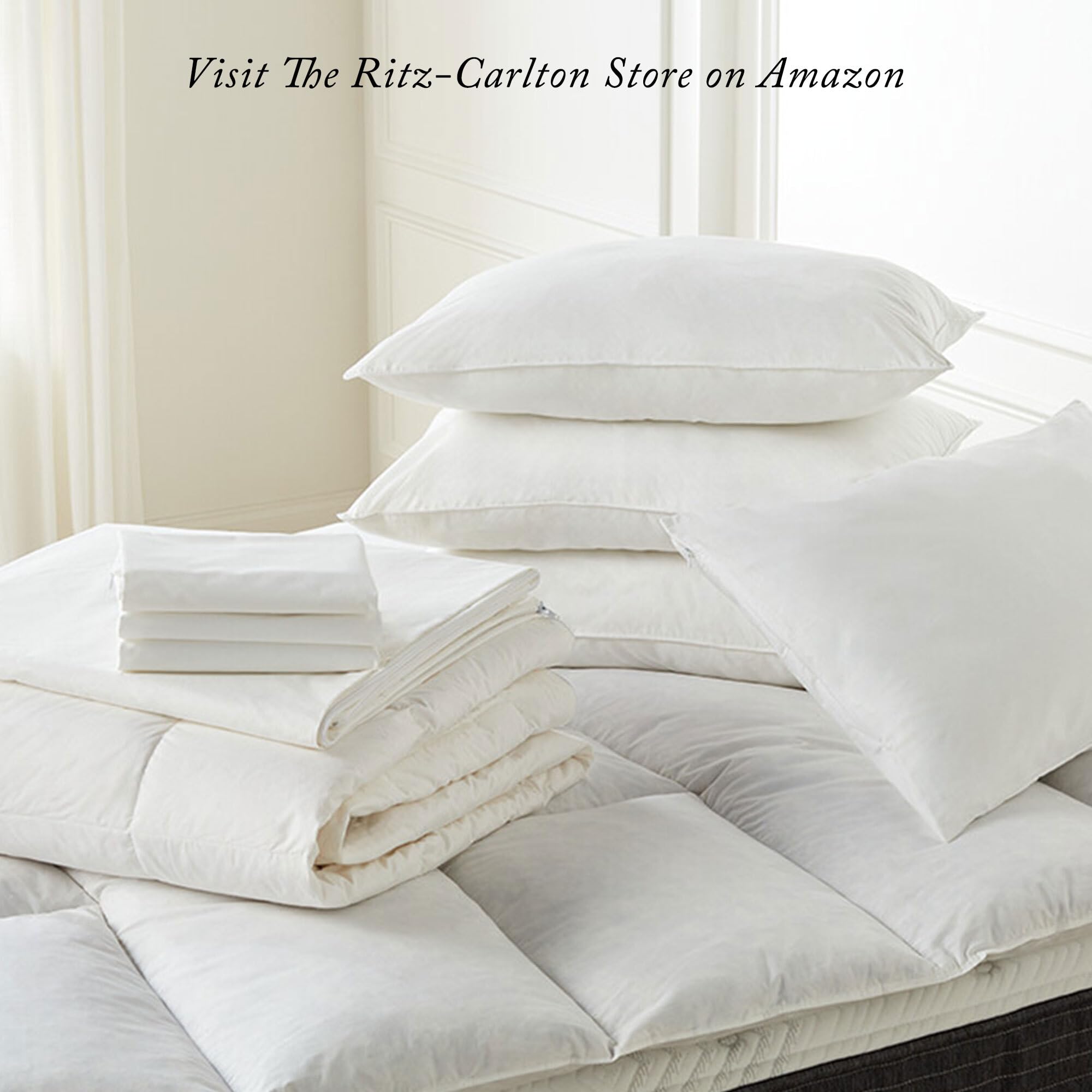 The Ritz-Carlton Down Alternative Pillow - Hypoallergenic King Size Pillow (20